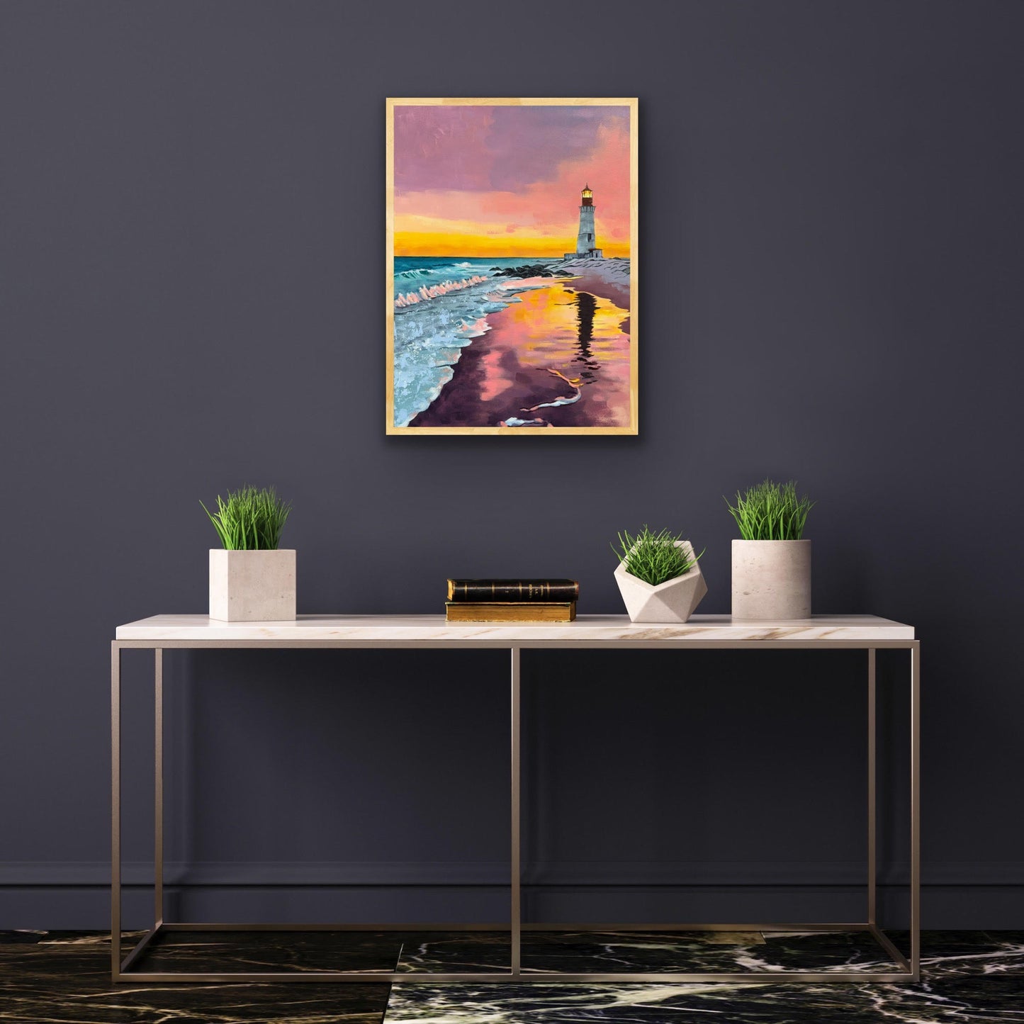 Seascape with Lighthouse