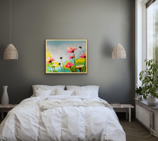 Flowers and Bee #5