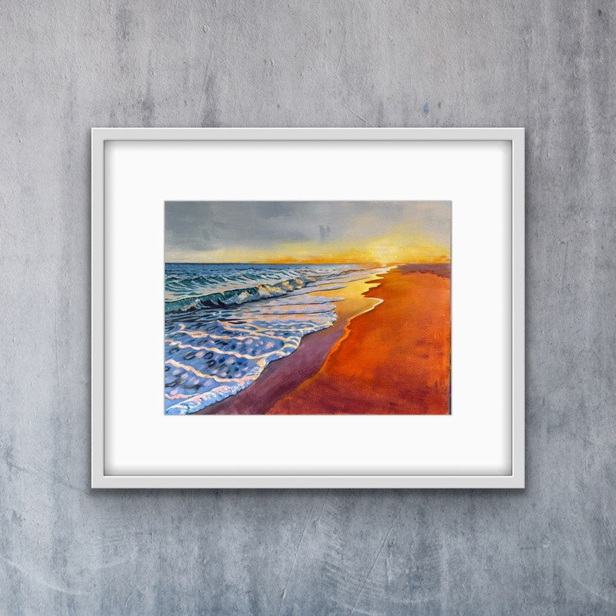 Seascape Sunset Fine Art Print